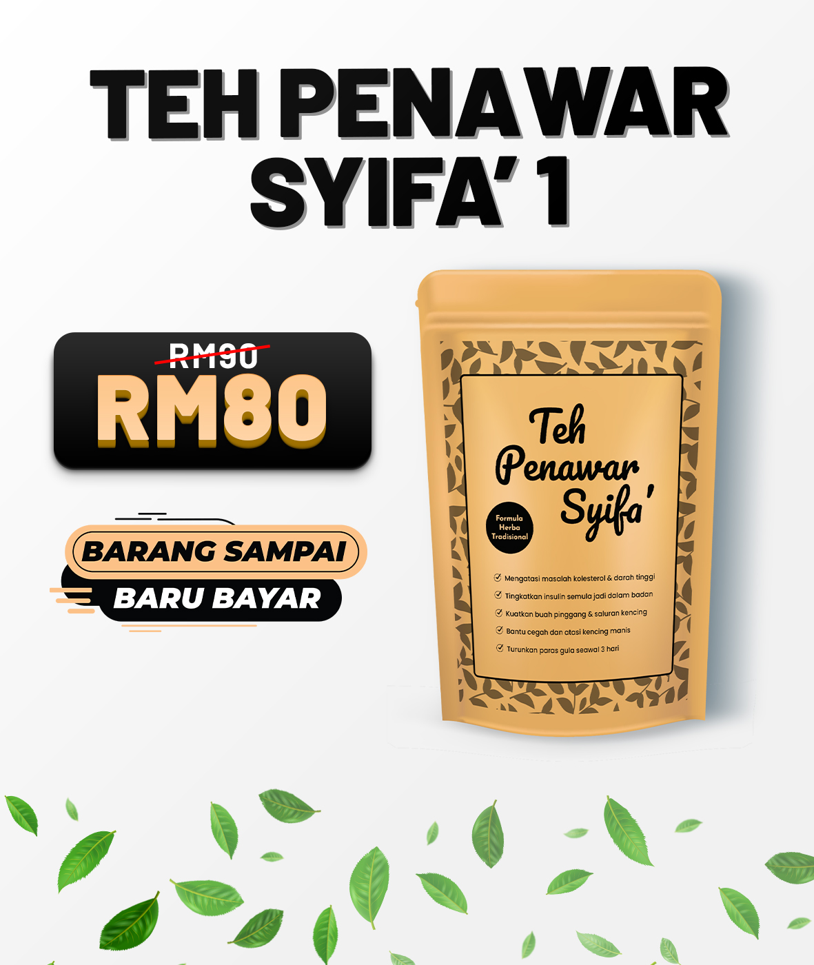 Pakej 1 Pouch Teh Penawar Syifa'