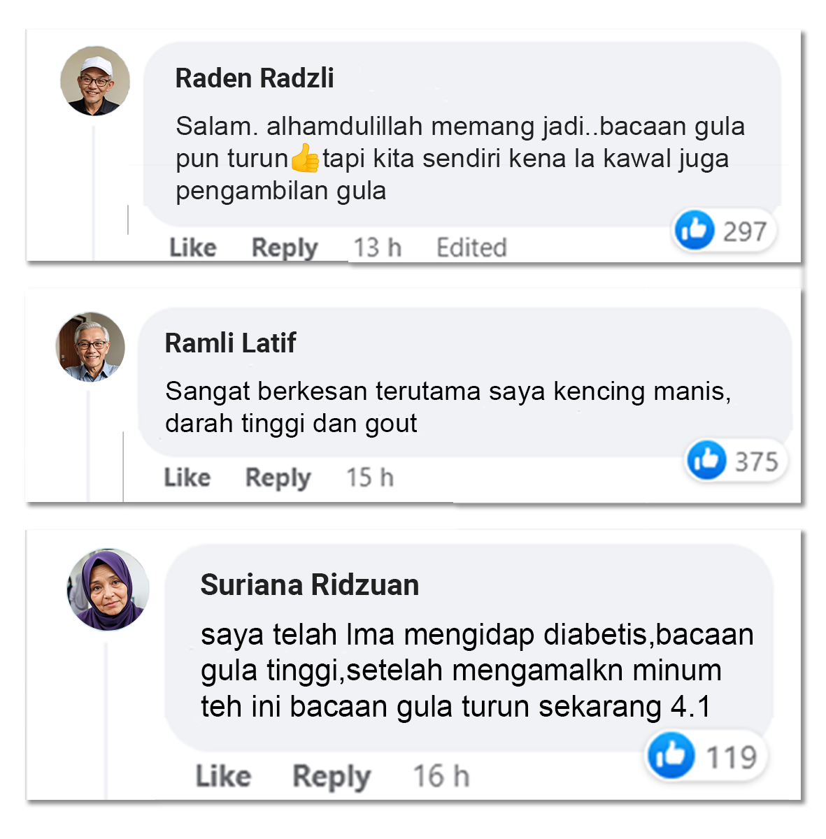 Apa kata pengguna di Facebook